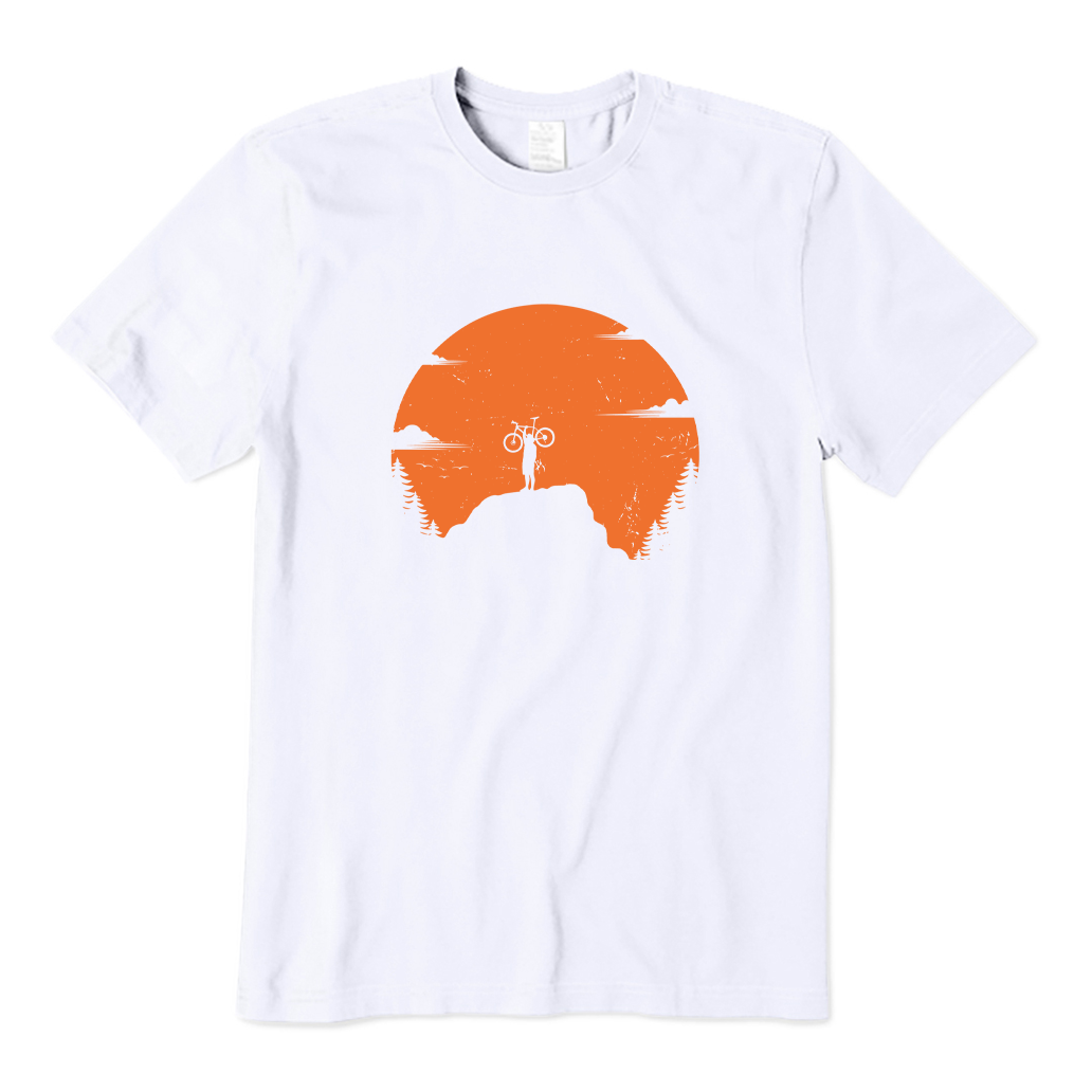 Sunset Mountain Biking T-shirt