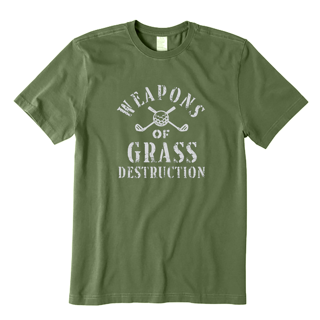 weapons of grass destruction Golf T-Shirt