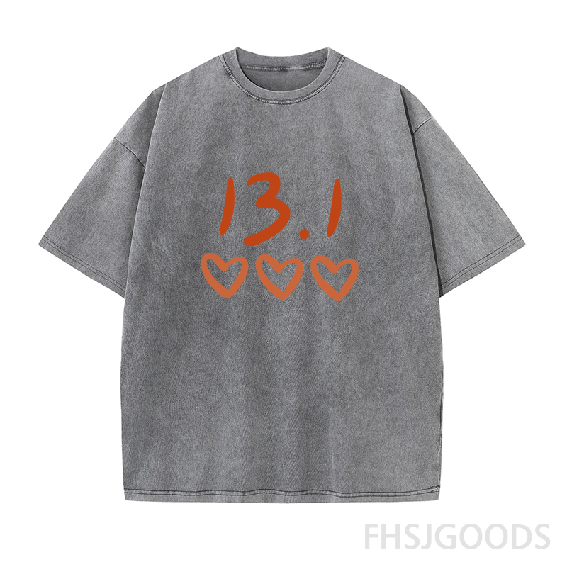 Half Marathon Runner Unisex Distressed T-Shirt