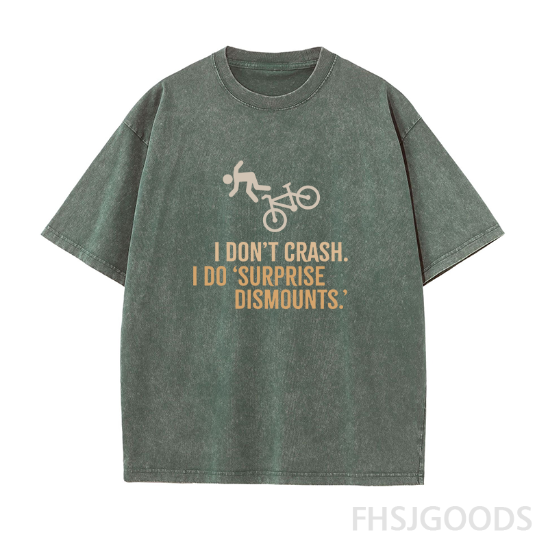 Surprise Dismount Bike Unisex Distressed T-Shirt
