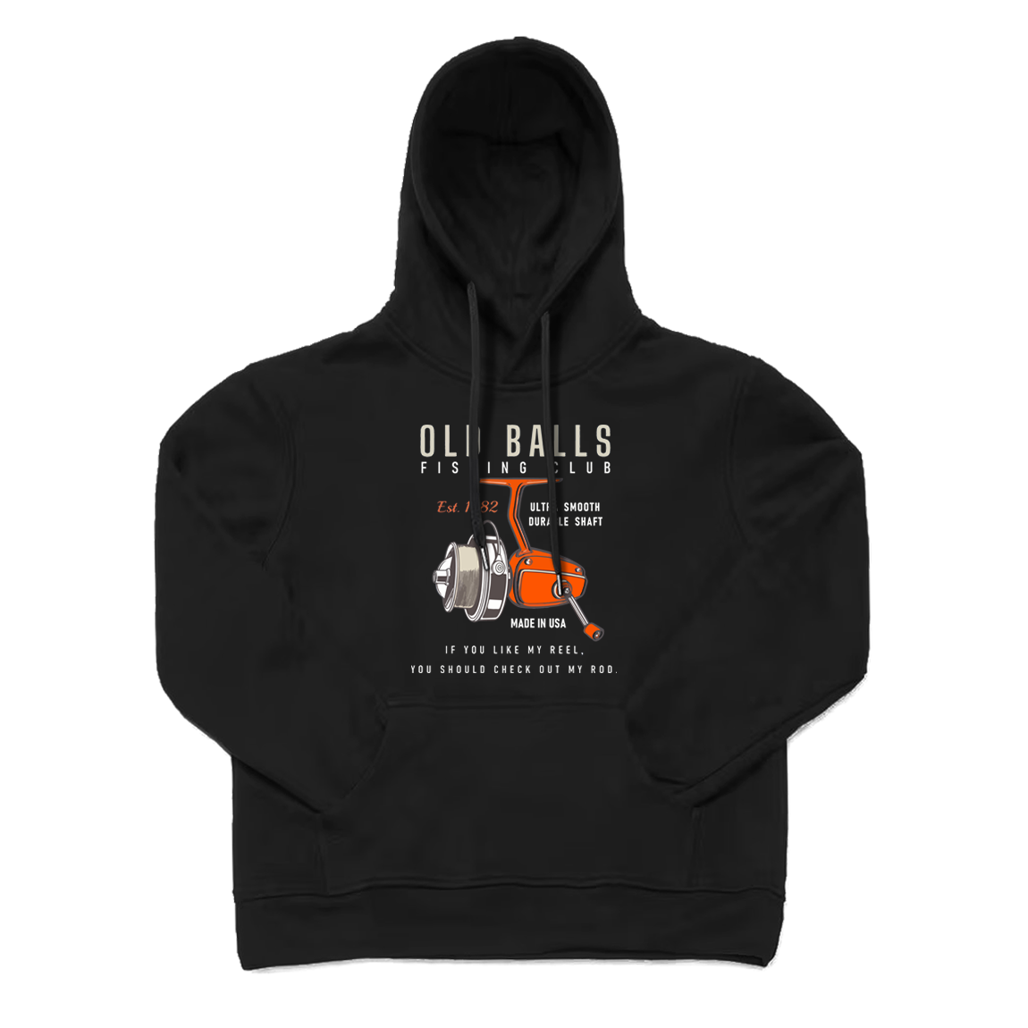 Old Balls Fishing Club Est. 1982 Hoodie