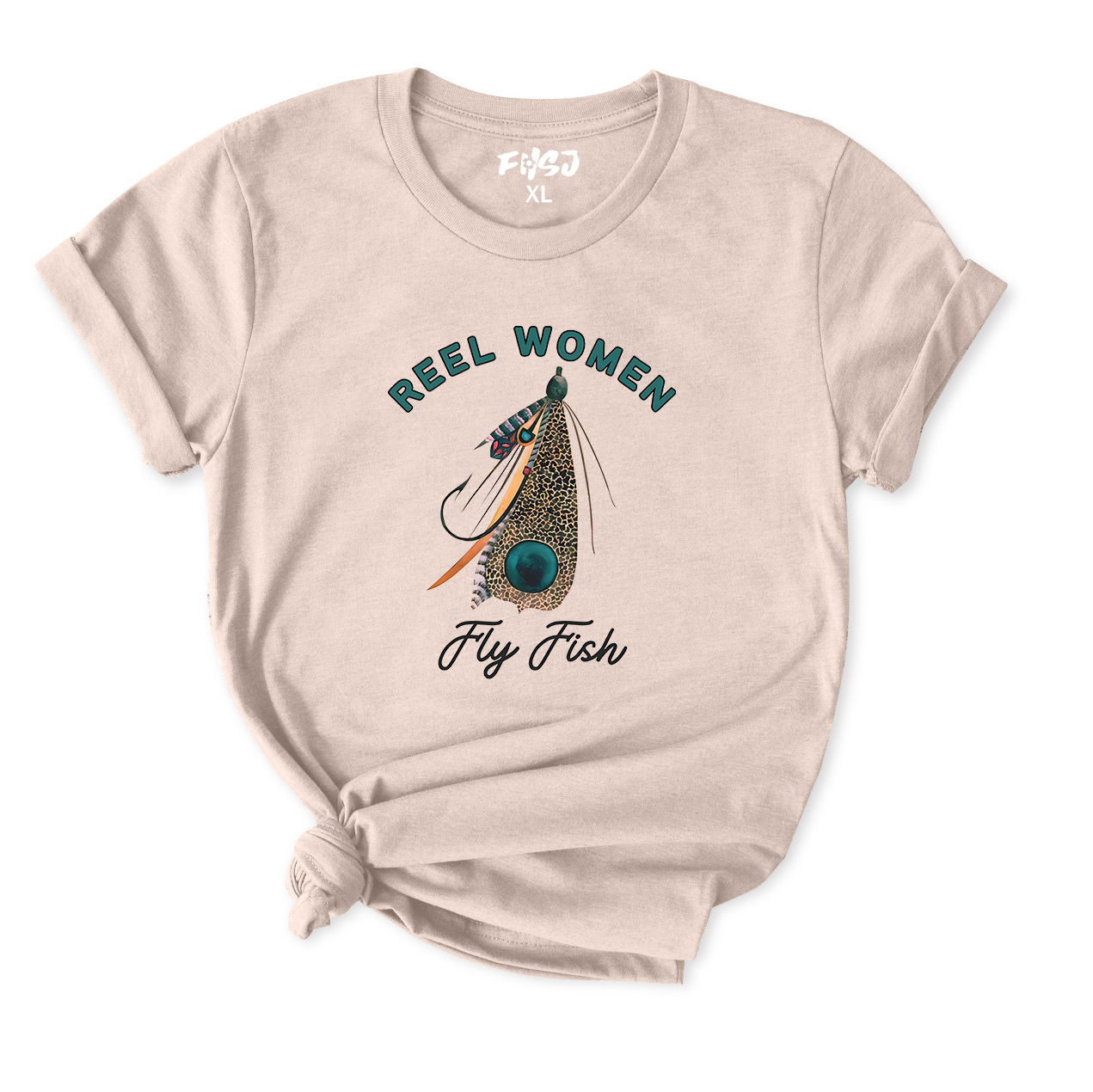 Reel Women Fly Fish T-Shirt for Women