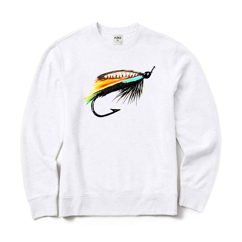 Trout Fly Lure Crewneck Sweatshirt