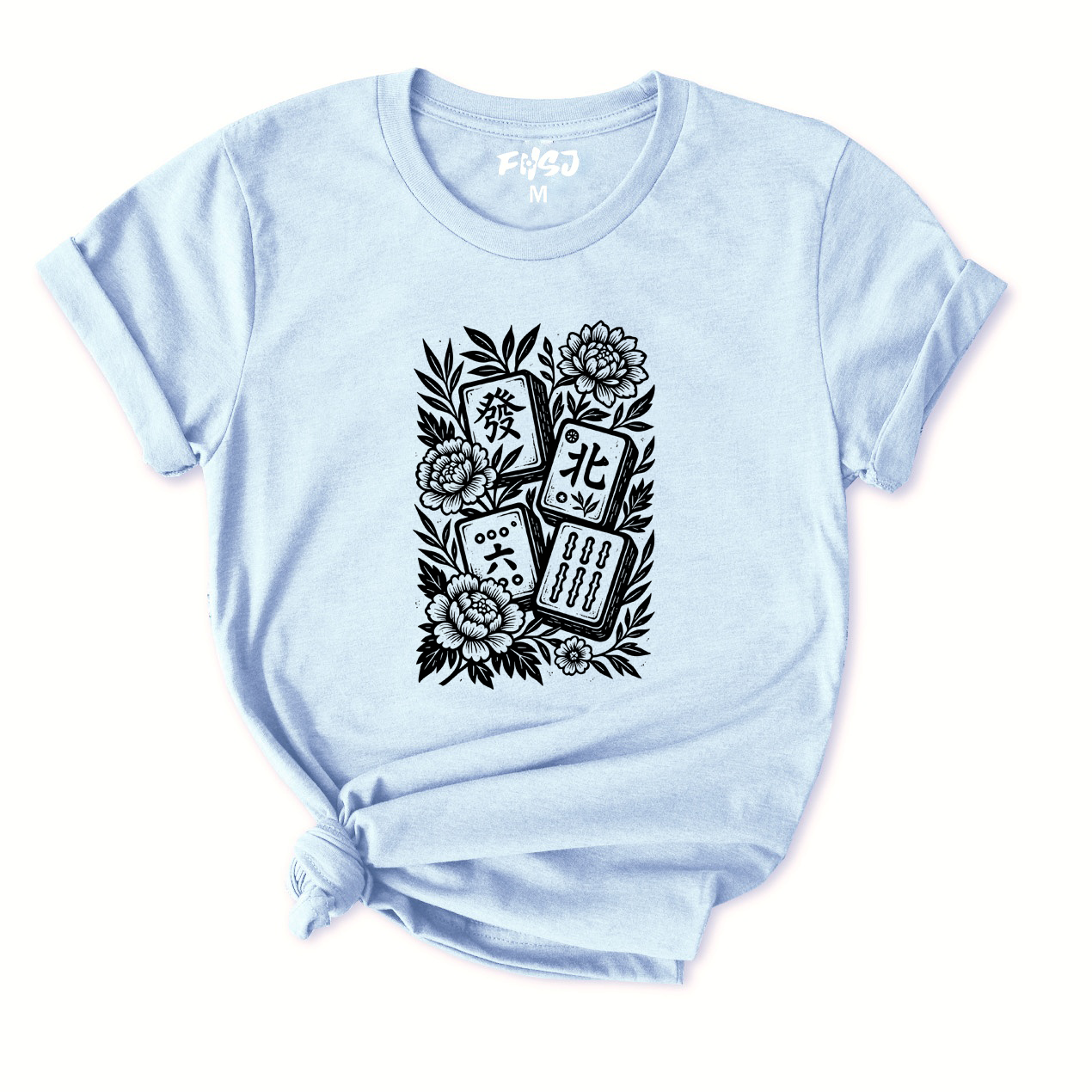 Floral Mahjong T-Shirt for Women