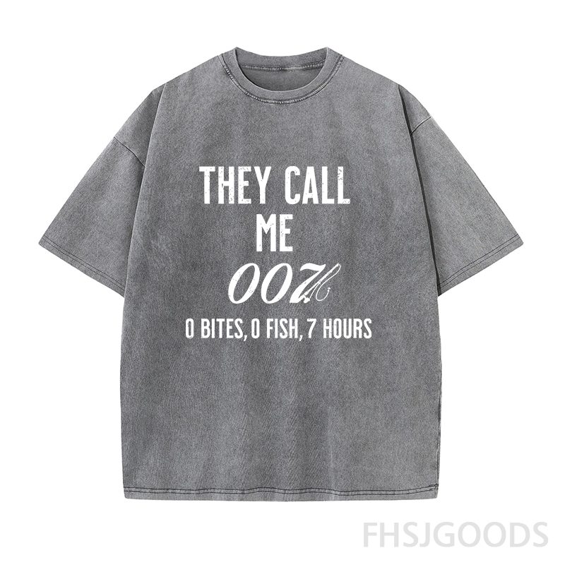 They Call Me 007 Unisex Distressed T-Shirt