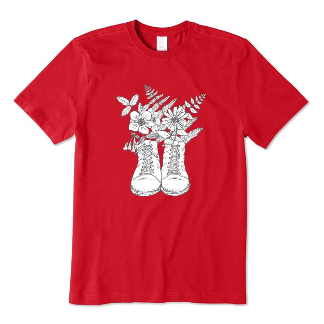Hiking boots & Wildflowers T-Shirt