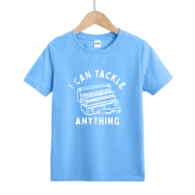 I Can Tackle Anything Kids T-Shirt