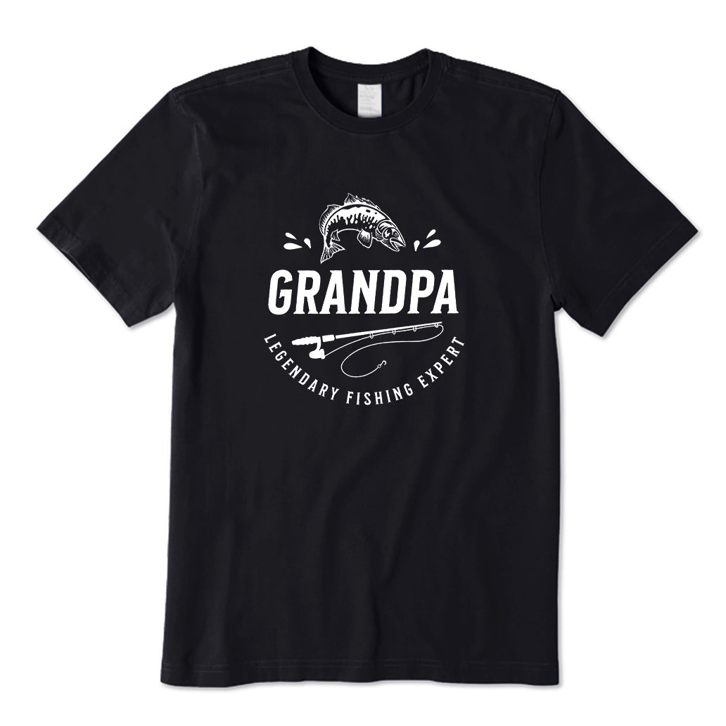 Grandpa Legendary Fishing Expert T-Shirt