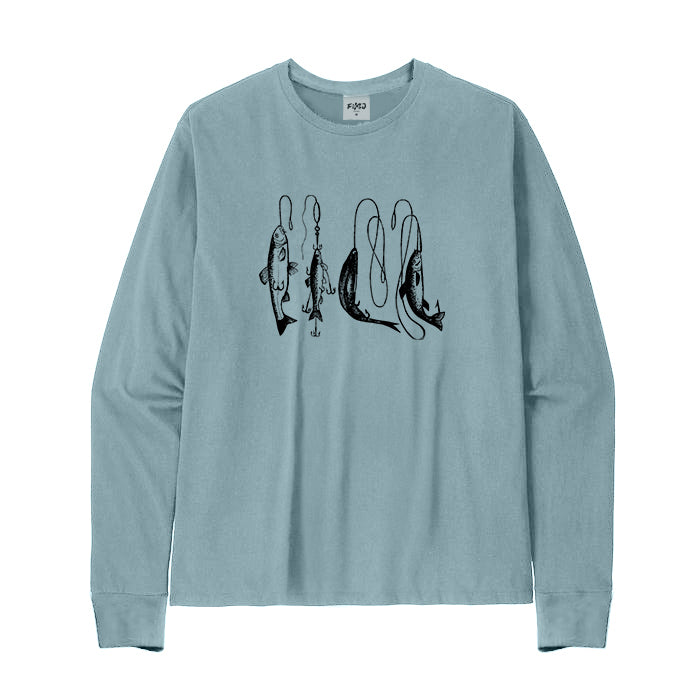 VINTAGE FISHING Long Sleeve T-Shirt