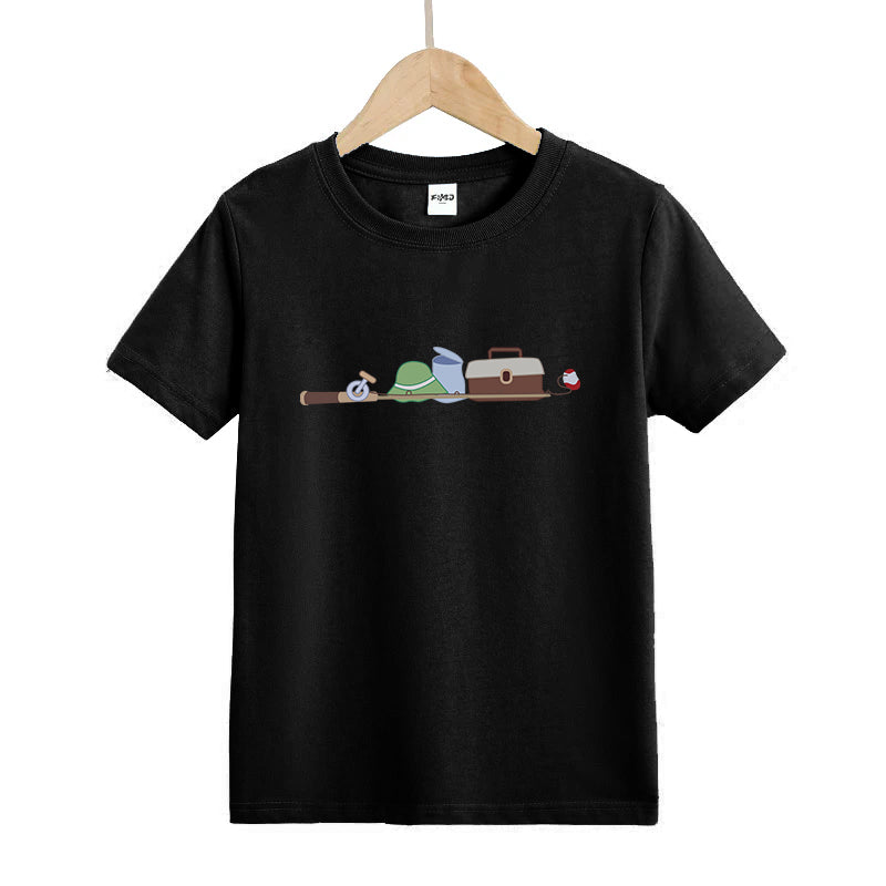 Get Your Fishing Equipment Ready Kids T-Shirt