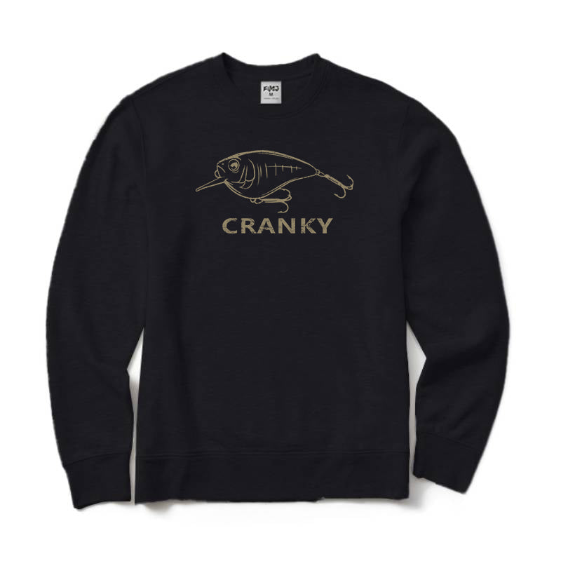 CRANKY FISHING Crewneck Sweatshirt