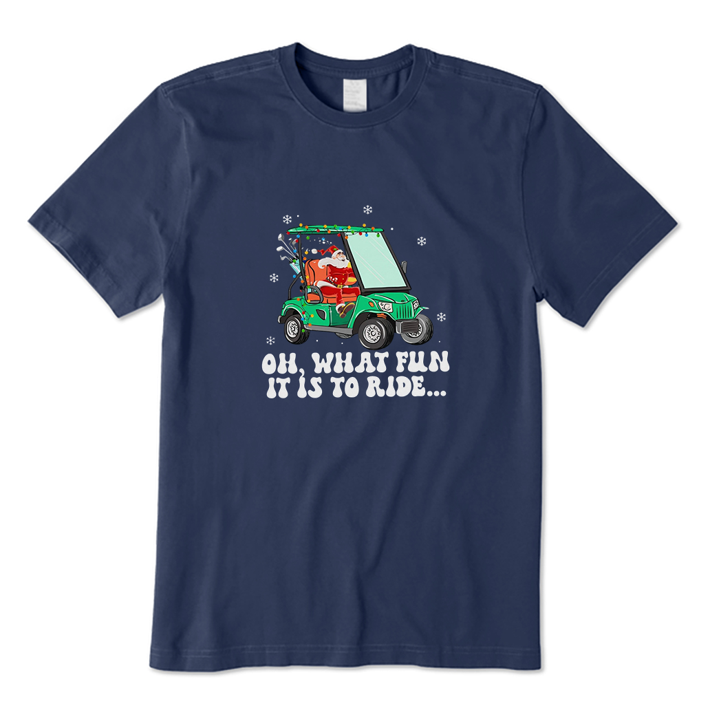 Santa Golf Christmas T-Shirt