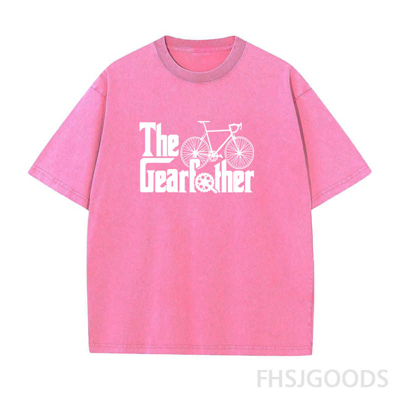 The Gearfather Cycling Unisex Distressed T-Shirt