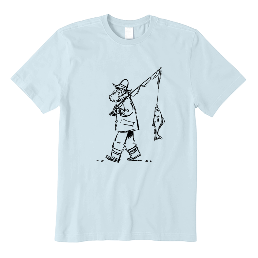The Old Fisherman Caught A Fish T-Shirt