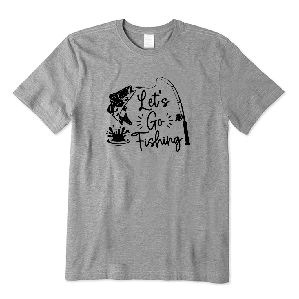 Retro Let's Go Fishing T-shirt