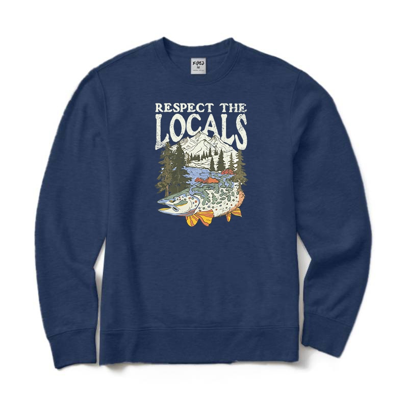 Respect The Locals Crewneck Sweatshirt