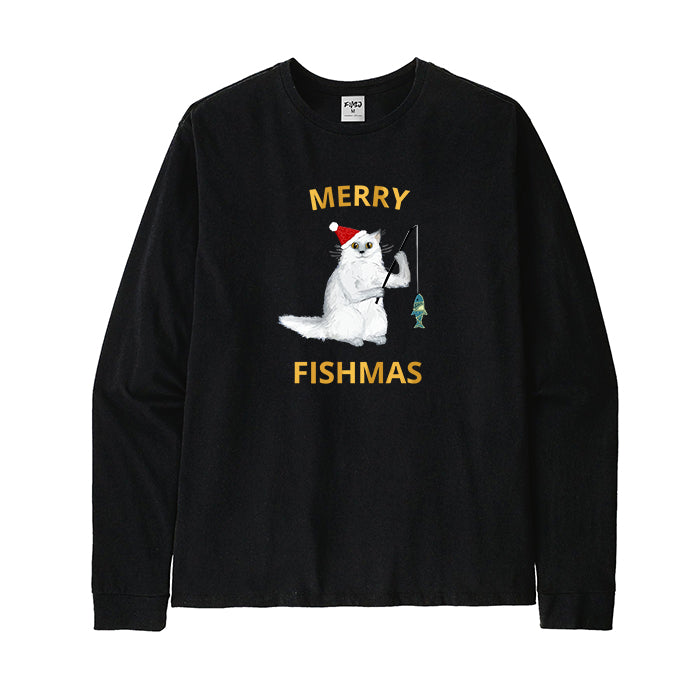 Merry Fishmas Long Sleeve T-Shirt