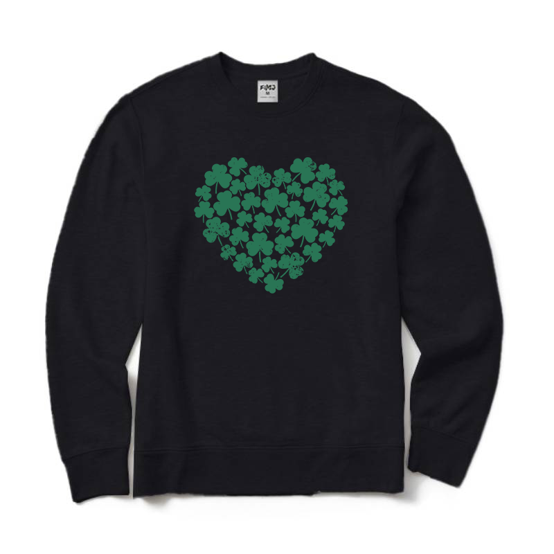 Shamrock Heart Crewneck Sweatshirt