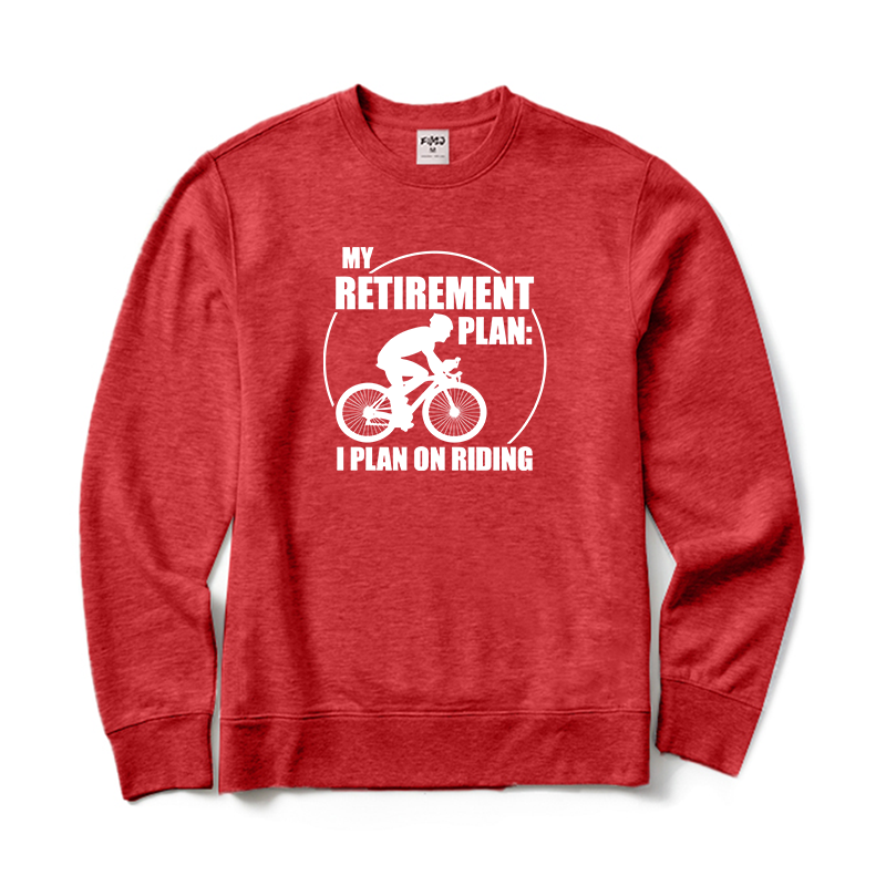 Retirement Cycling Crewneck Sweatshirt