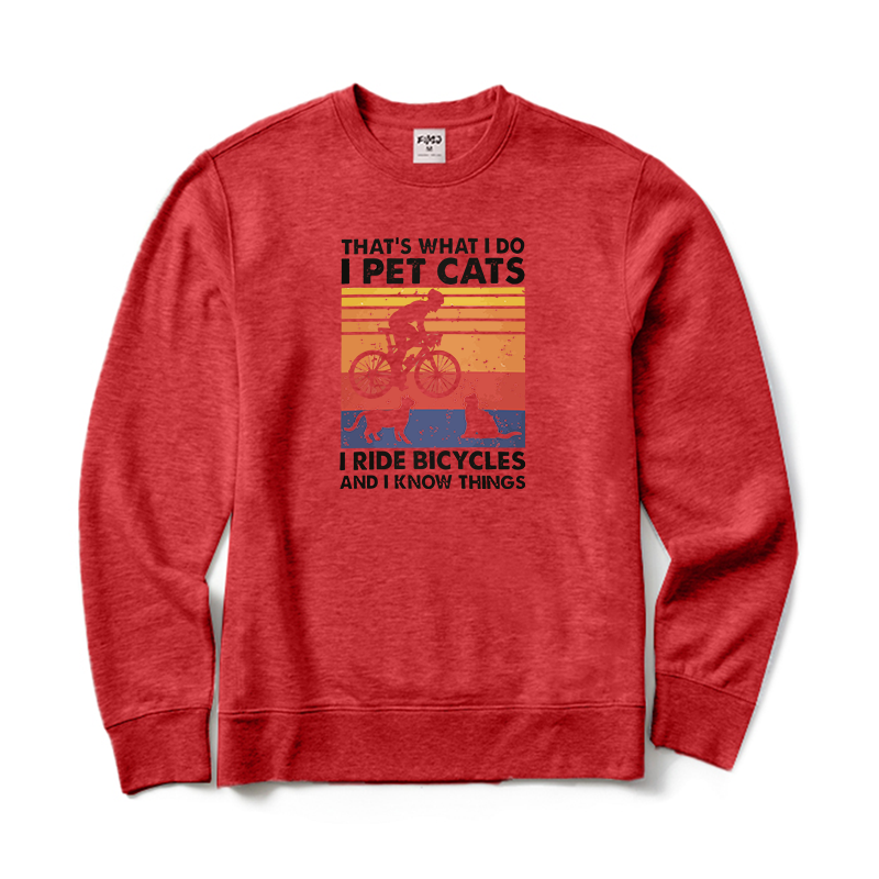 Funny Cyclist Crewneck Sweatshirt