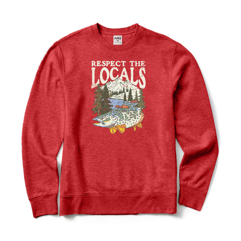 Respect The Locals Crewneck Sweatshirt