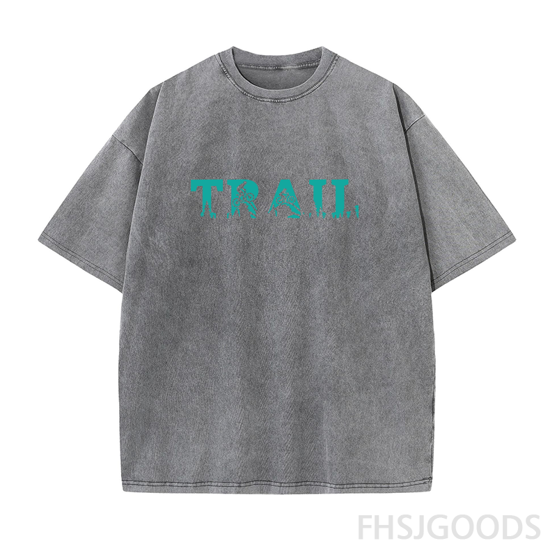 Bicycle Nature Ride Unisex Distressed T-Shirt