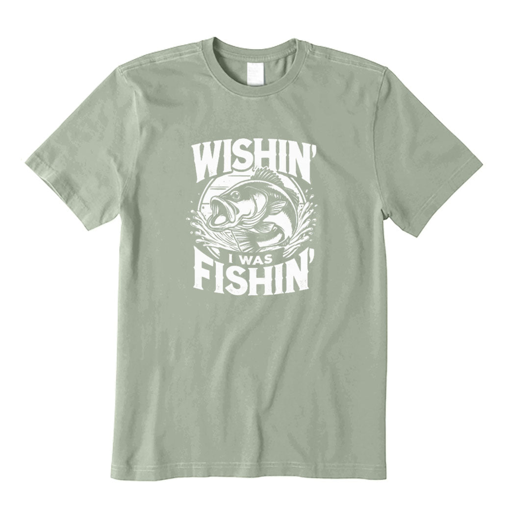 Wishing I Was Fishing T-Shirt