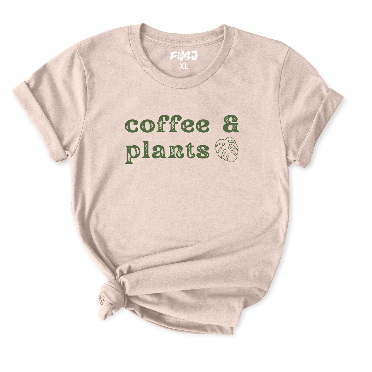 Coffee & Plants Monstera T-Shirt for Women