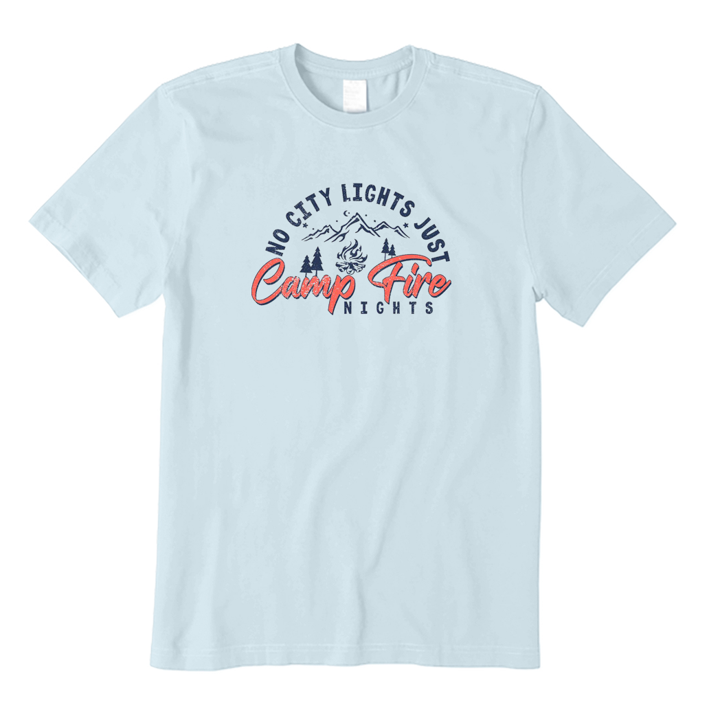 No City Lights Just Campfire Nights T-shirt