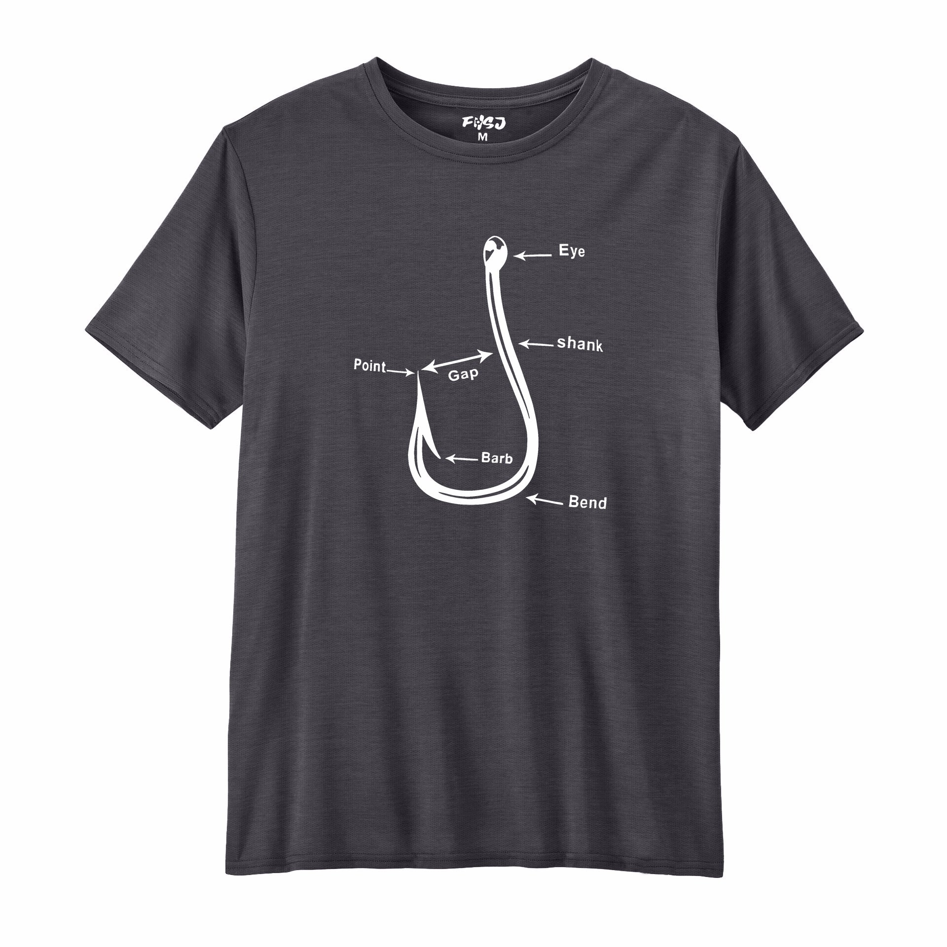 Anatomy of fishing hook Performance T-SHIRT