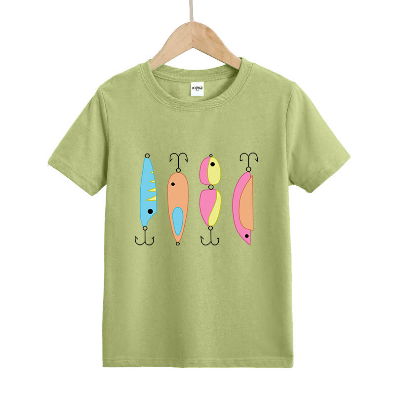Cute Fishhook Kid's T-Shirts