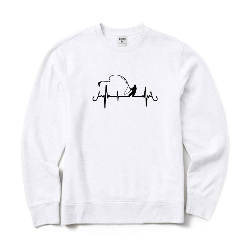 Heartbeat Fishing Crewneck Sweatshirt