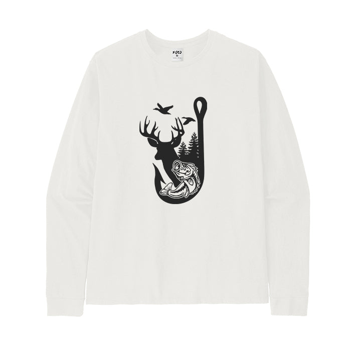 FISHING AND HUNTING Long Sleeve T-Shirt