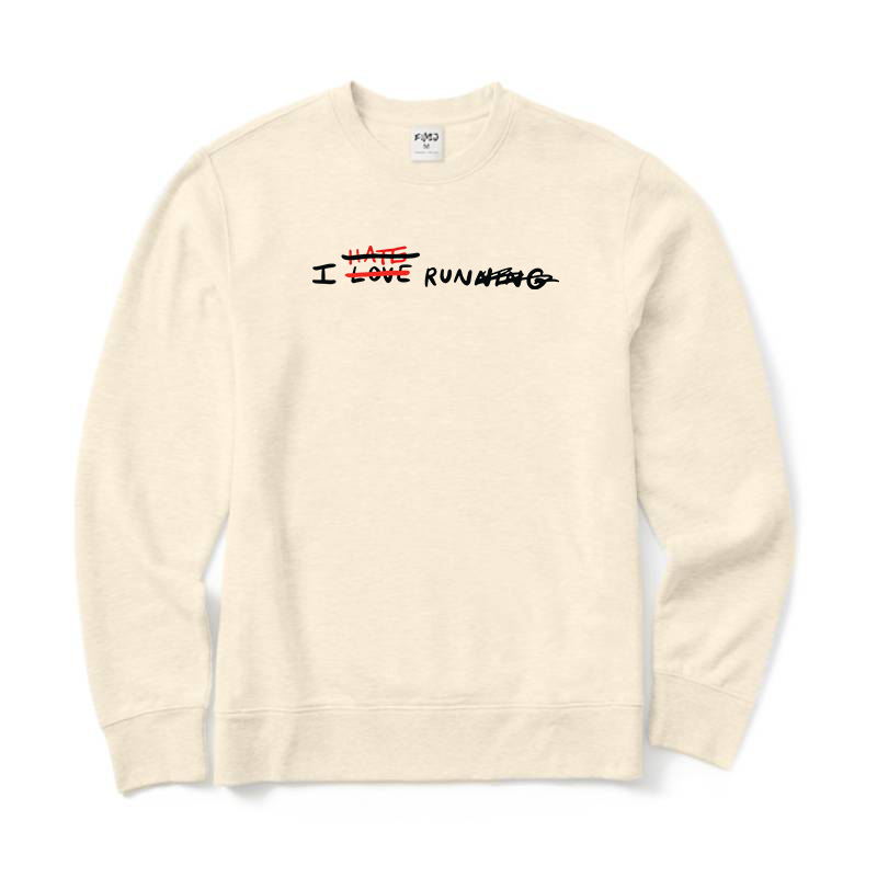 I Love Running Crewneck Sweatshirt