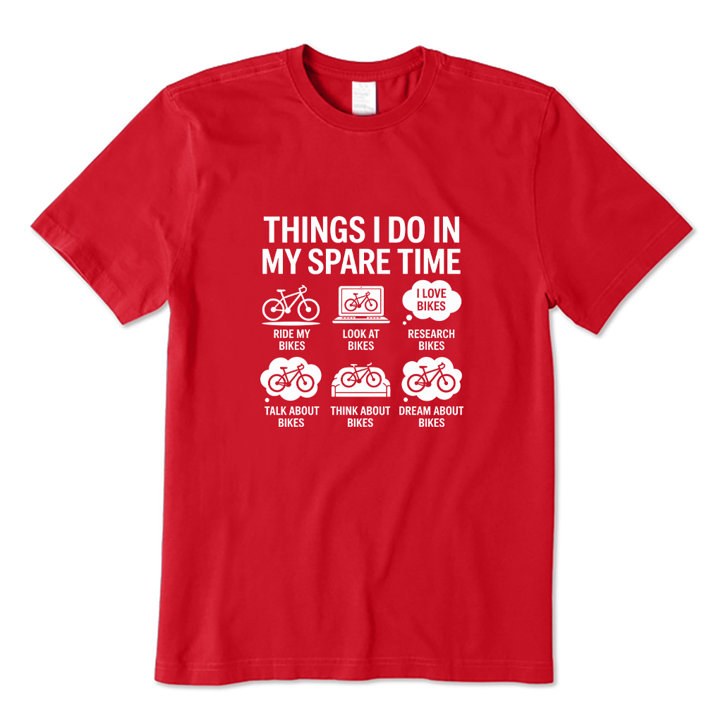 All My Spare Time Is Bikes T-shirt