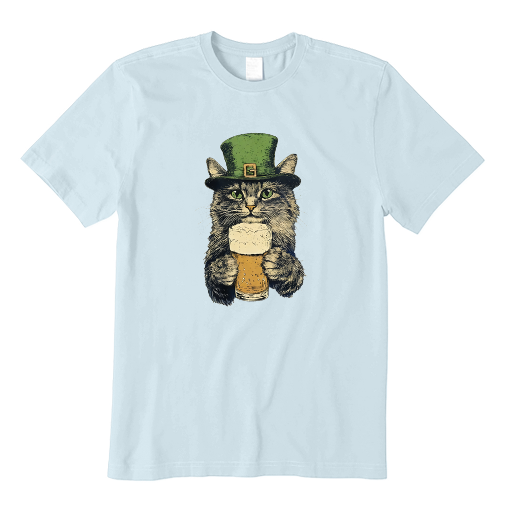 St Patrick's Day Cat T-shirt