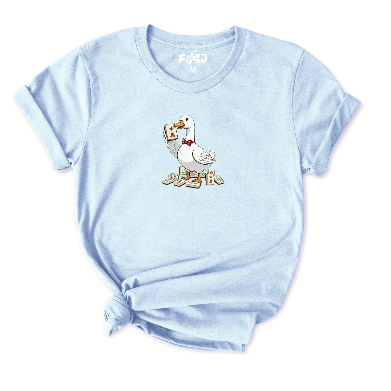 Goose Mahjong Player T-Shirt for Women