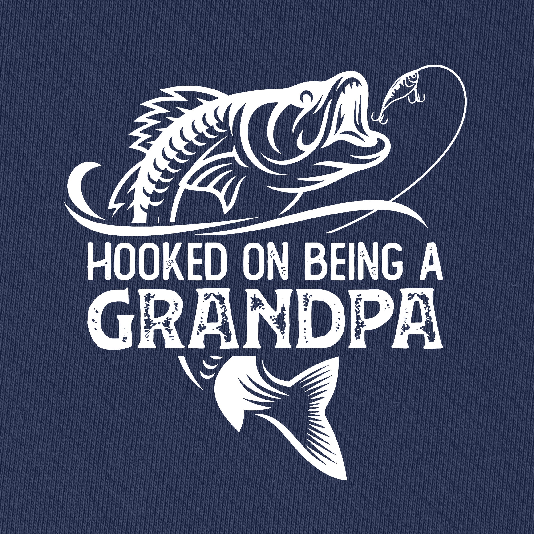 Hooked on being a Grandpa T-Shirt