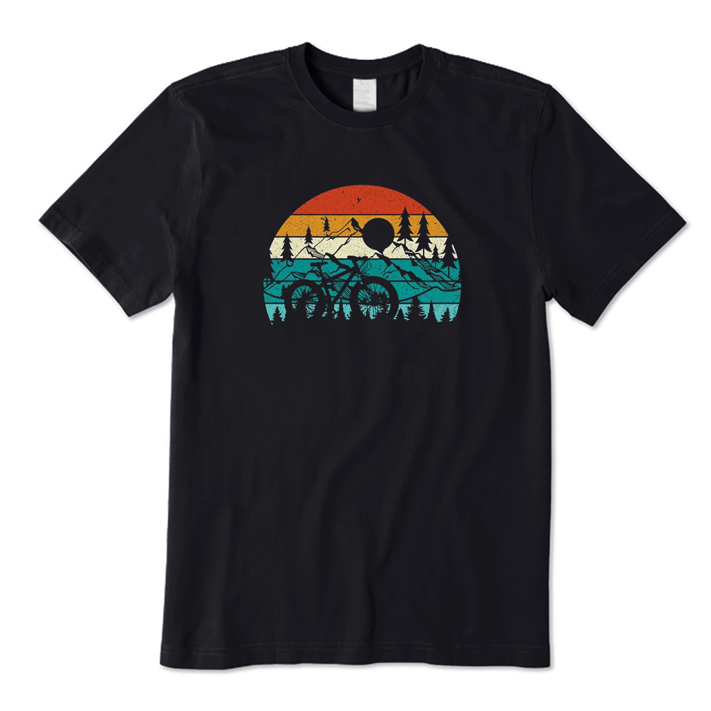 Mountain Biking Retro T-Shirt