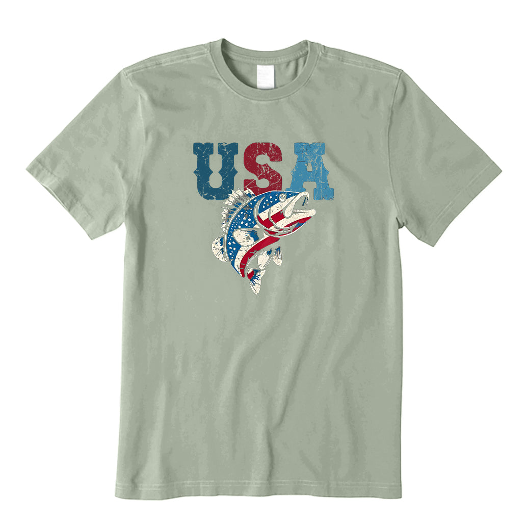 USA Bass Fish T-Shirt