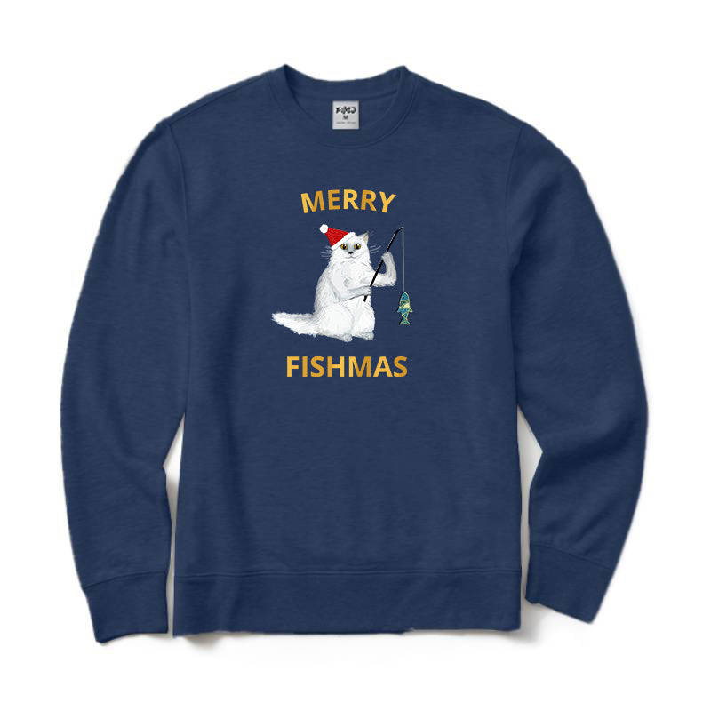 Merry Fishmas Crewneck Sweatshirt