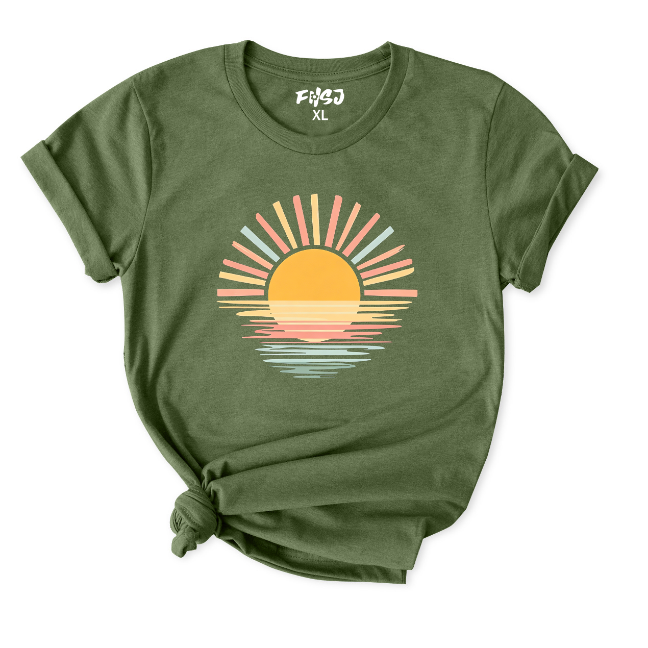Retro Sun & Sea T-Shirt for Women