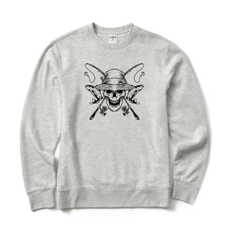 Skeleton Fisherman Crewneck Sweatshirt
