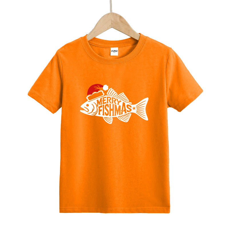 Merry Fishmas Kids T-Shirt