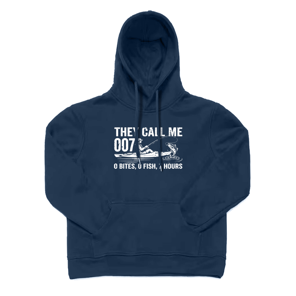 They Call Me 007 0 Bites 0 Fish 7 Hours Hoodie