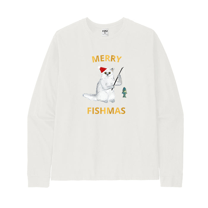 Merry Fishmas Long Sleeve T-Shirt