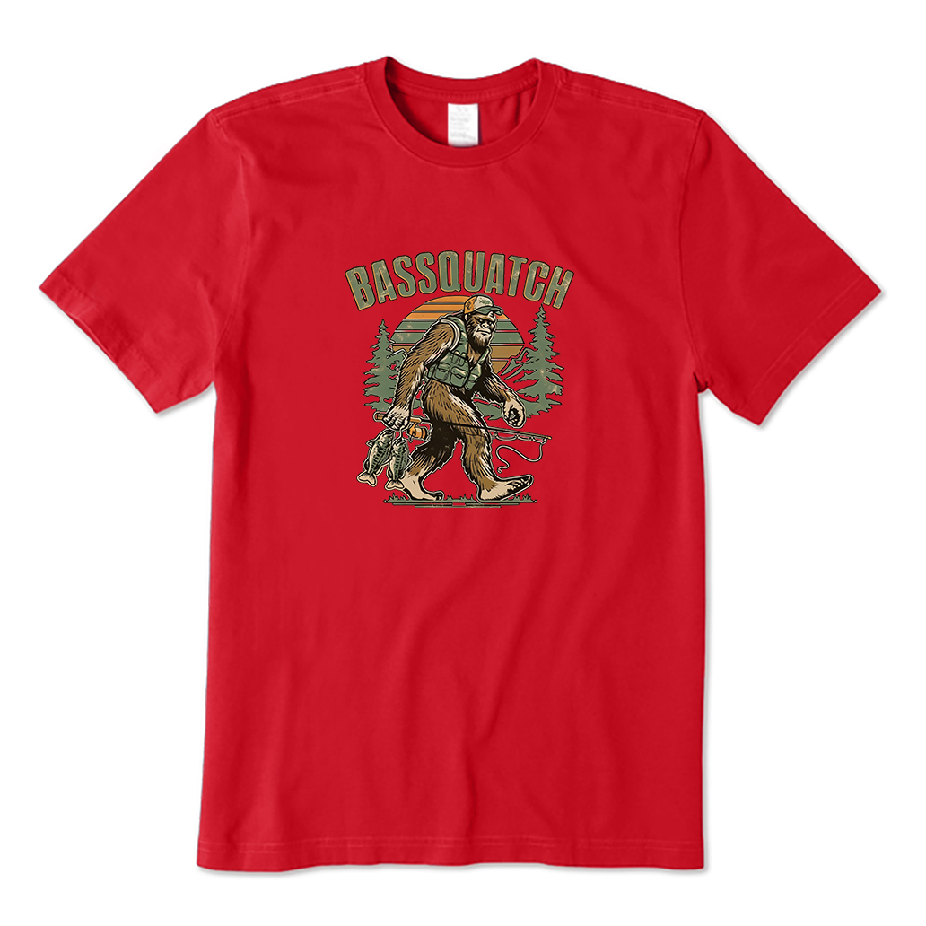 Bigfoot Goes Fishing T-shirt