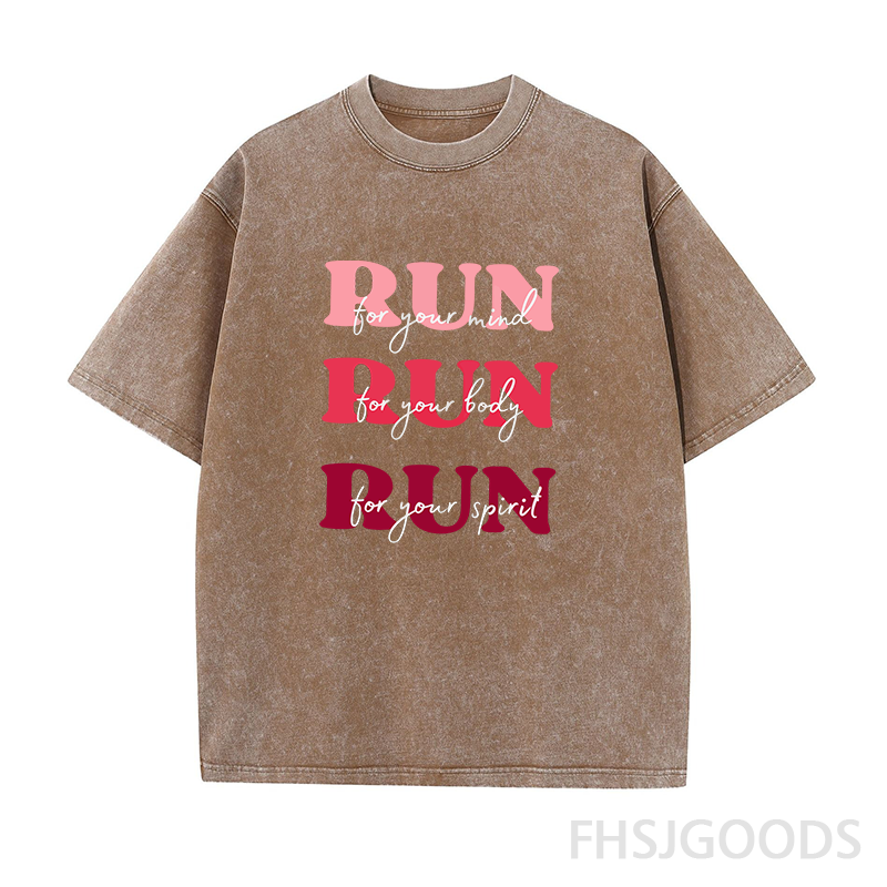 Run For Your Mind Unisex Distressed T-Shirt