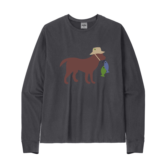 DOG FISHING Long Sleeve T-Shirt