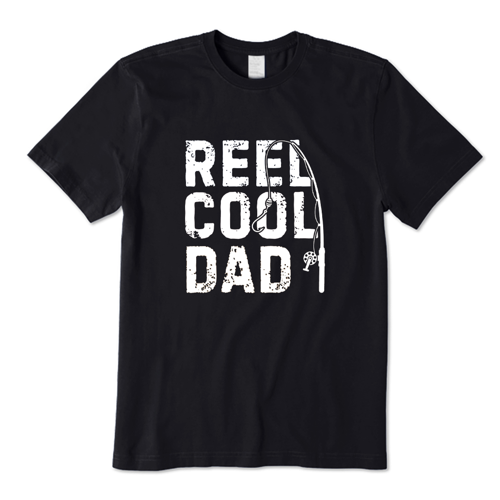 Vintage Reel Cool Dad Fishing T-shirt